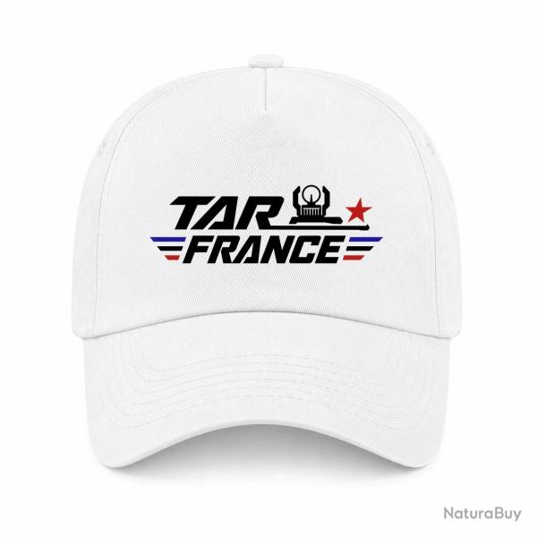 Casquette Tir Sportif - TAR France - Monocoup - Blanc / Orange