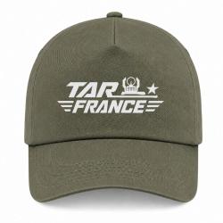 Casquette Tir Sportif - TAR France - Monocoup - Kaki / Blanc