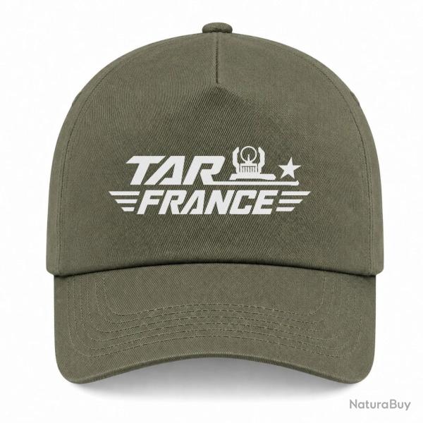 Casquette Tir Sportif - TAR France - Monocoup - Kaki / Blanc