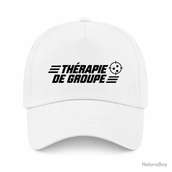 Casquette Tir Sportif - Th�rapie de groupe - Blanc