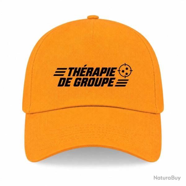 Casquette Tir Sportif - Th�rapie de groupe - Jaune