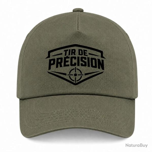 Casquette Tir Sportif - Tir de pr�cision - Blason cible - Kaki / Noir