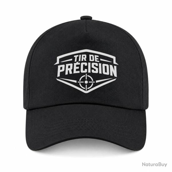 Casquette Tir Sportif - Tir de pr�cision - Blason cible - Noir