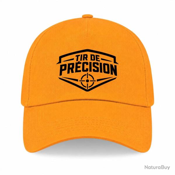 Casquette Tir Sportif - Tir de pr�cision - Blason cible - Jaune