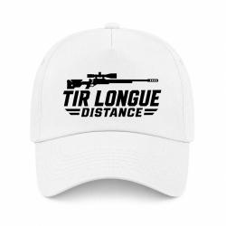Casquette Tir Sportif - Tir longue distance - Carabine - Blanc