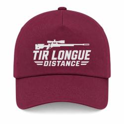 Casquette Tir Sportif - Tir longue distance - Carabine - Bordeaux