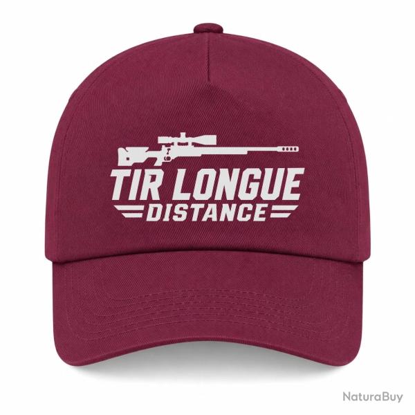 Casquette Tir Sportif - Tir longue distance - Carabine - Bordeaux