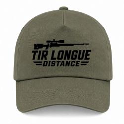 Casquette Tir Sportif - Tir longue distance - Carabine - Kaki / Noir