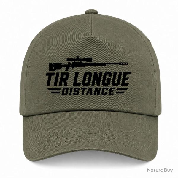 Casquette Tir Sportif - Tir longue distance - Carabine - Kaki / Noir