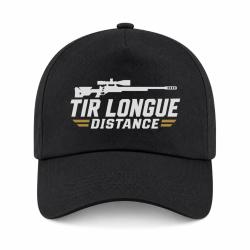 Casquette Tir Sportif - Tir longue distance - Carabine - Noir / Orange