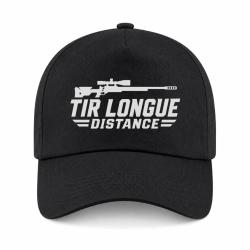 Casquette Tir Sportif - Tir longue distance - Carabine - Noir