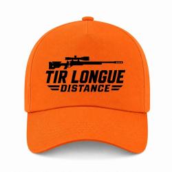 Casquette Tir Sportif - Tir longue distance - Carabine - Orange