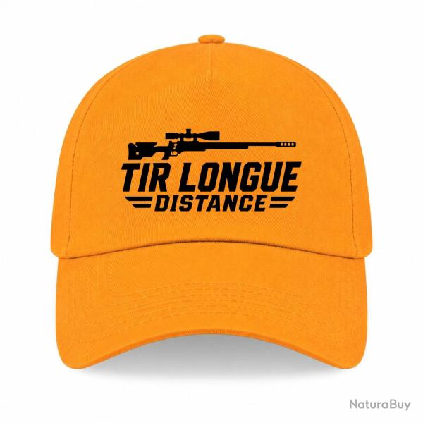 Casquette Tir Sportif - Tir longue distance - Carabine - Jaune