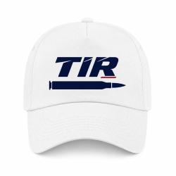 Casquette Tir Sportif - Tir longue distance - Cartouche - Blanc / Orange