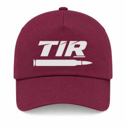 Casquette Tir Sportif - Tir longue distance - Cartouche - Bordeaux