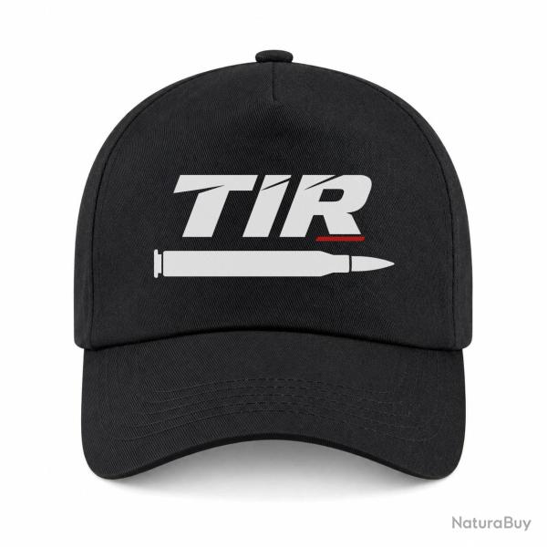 Casquette Tir Sportif - Tir longue distance - Cartouche - Noir / Orange