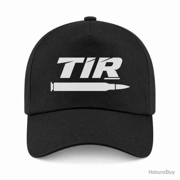 Casquette Tir Sportif - Tir longue distance - Cartouche - Noir