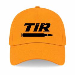 Casquette Tir Sportif - Tir longue distance - Cartouche - Jaune