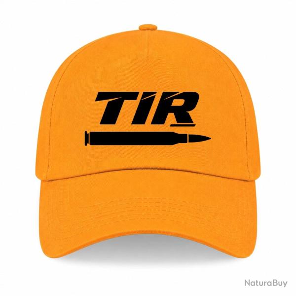Casquette Tir Sportif - Tir longue distance - Cartouche - Jaune