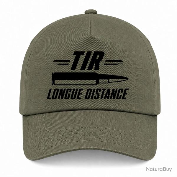 Casquette Tir Sportif - Tir longue distance patriote - Kaki / Noir