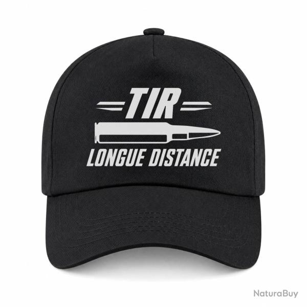 Casquette Tir Sportif - Tir longue distance patriote - Noir