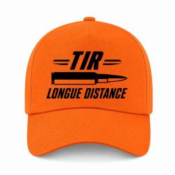 Casquette Tir Sportif - Tir longue distance patriote - Orange
