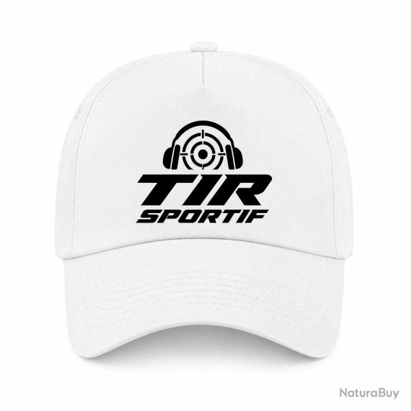 Casquette Tir Sportif - Tir sportif - Cible dynamique - Blanc