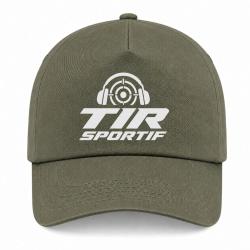 Casquette Tir Sportif - Tir sportif - Cible dynamique - Kaki / Blanc