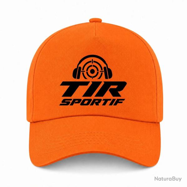 Casquette Tir Sportif - Tir sportif - Cible dynamique - Orange