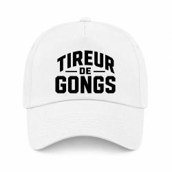 Casquette Tir Sportif - Tireur de gong - Blanc