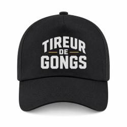 Casquette Tir Sportif - Tireur de gong - Noir / Orange