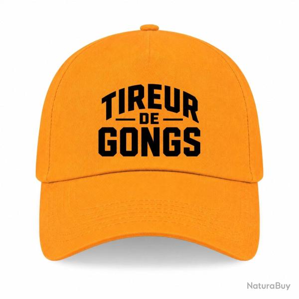 Casquette Tir Sportif - Tireur de gong - Jaune