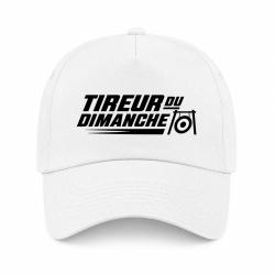 Casquette Tir Sportif - Tireur du dimanche - Bipied - Blanc