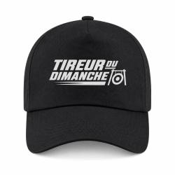 Casquette Tir Sportif - Tireur du dimanche - Bipied - Noir