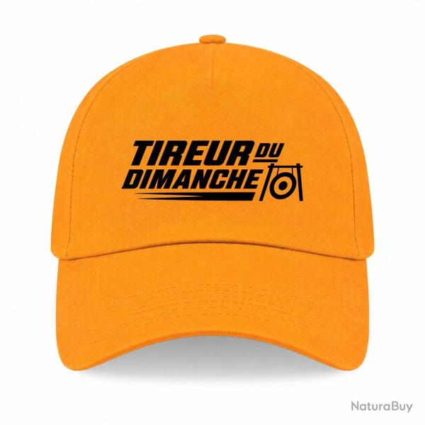 Casquette Tir Sportif - Tireur du dimanche - Bipied - Jaune