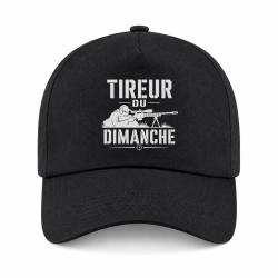 Casquette Tir Sportif - Tireur du dimanche - Carabine - Noir
