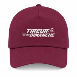 Casquette Tir Sportif - Tireur du dimanche - Lettrage dynamique - Bordeaux