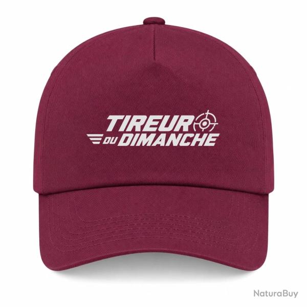 Casquette Tir Sportif - Tireur du dimanche - Lettrage dynamique - Bordeaux