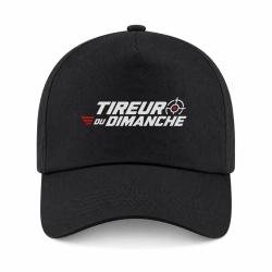 Casquette Tir Sportif - Tireur du dimanche - Lettrage dynamique - Noir / Orange