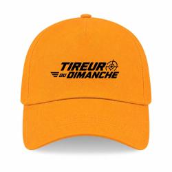 Casquette Tir Sportif - Tireur du dimanche - Lettrage dynamique - Jaune