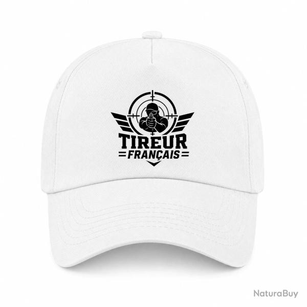 Casquette Tir Sportif - Tireur fran�ais - Blanc