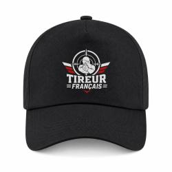 Casquette Tir Sportif - Tireur fran&ccedil;ais - Noir / Orange