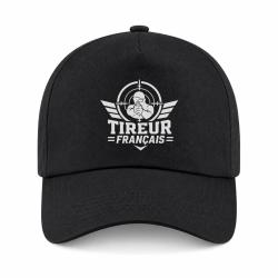 Casquette Tir Sportif - Tireur fran&ccedil;ais - Noir