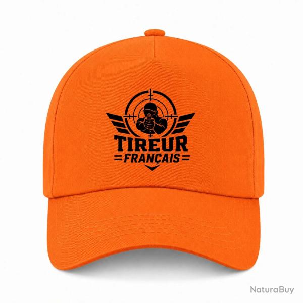 Casquette Tir Sportif - Tireur fran�ais - Orange