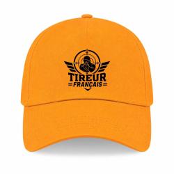 Casquette Tir Sportif - Tireur fran&ccedil;ais - Jaune