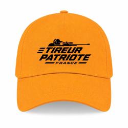 Casquette Tir Sportif - Tireur patriote - Jaune