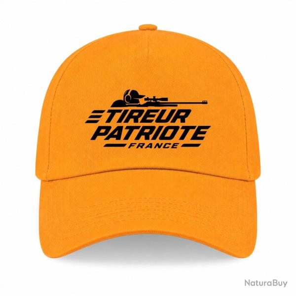 Casquette Tir Sportif - Tireur patriote - Jaune