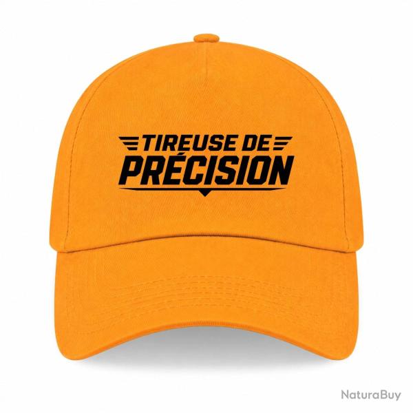Casquette Tir Sportif - Tireuse de pr�cision - Jaune