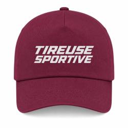 Casquette Tir Sportif - Tireuse sportive - Cible dynamique - Bordeaux