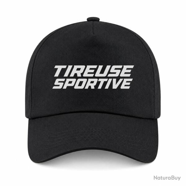 Casquette Tir Sportif - Tireuse sportive - Cible dynamique - Noir